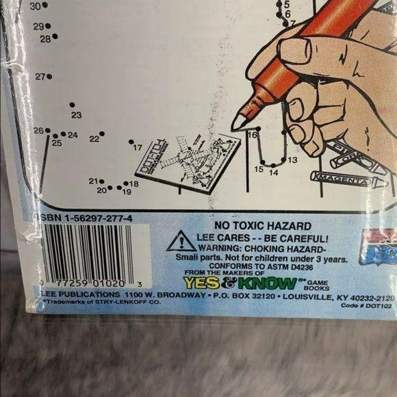 Lee Publications Dot To Dot Invisible Ink Book 4 Coloring book Teddy Bear NEW - Picture 5 of 7